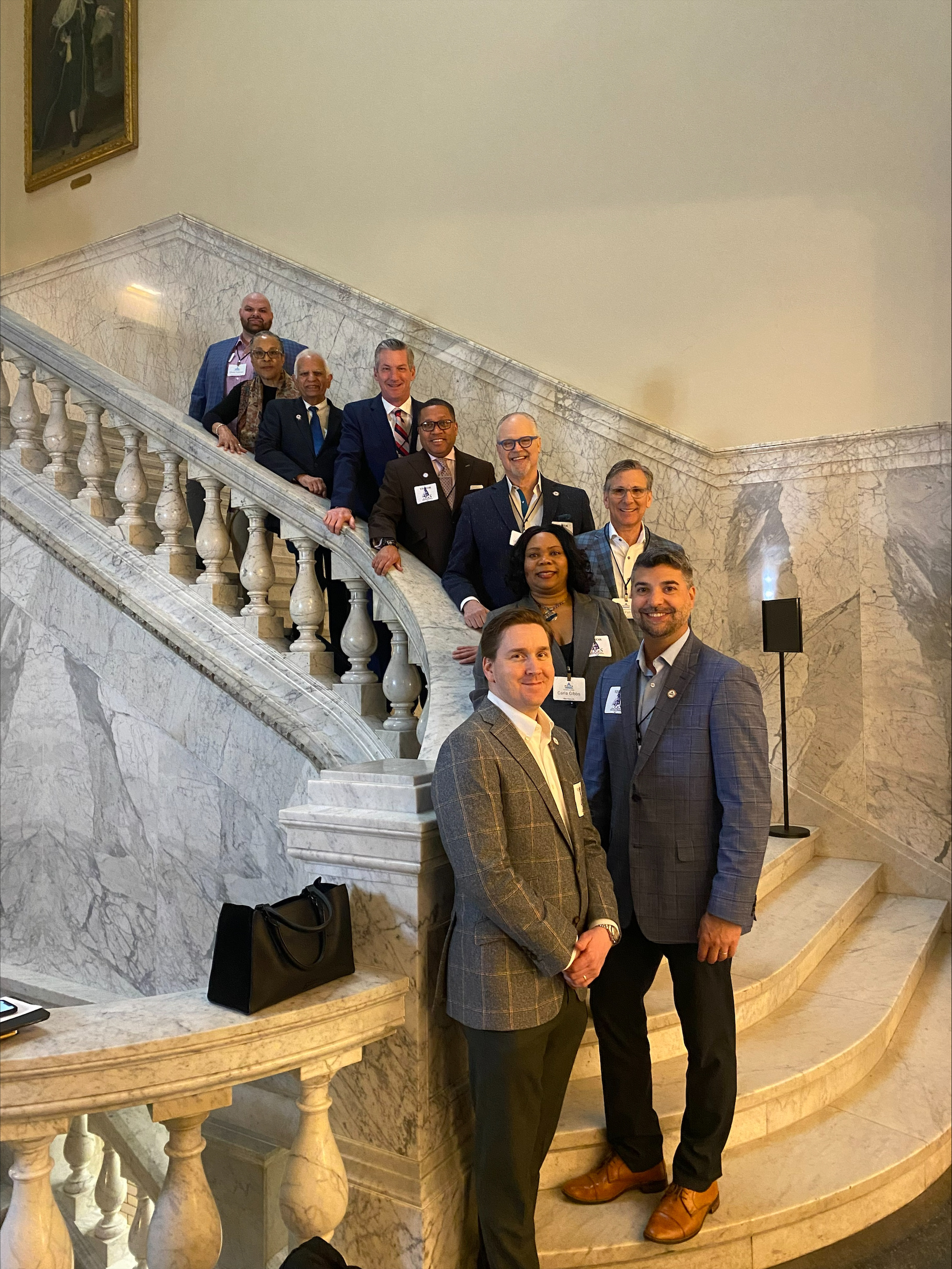 Group shot of members MD Legis Day